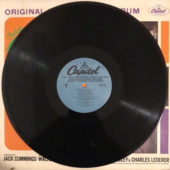 Shirley McLaine Frank Sinatra Cole Porter Vinyl Album Can-Can Soundtrack - Picture 3 of 7